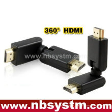 Rotation d&#39;un adpter HDMI à 360 degrés Un type mâle à mâle